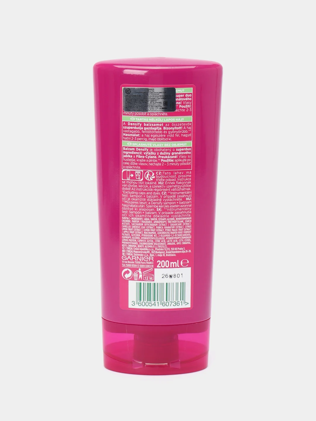 Garnier Fructis Бальзам-ополаскиватель "Густые и Роскошные" с молекулой Фибра-Цилан