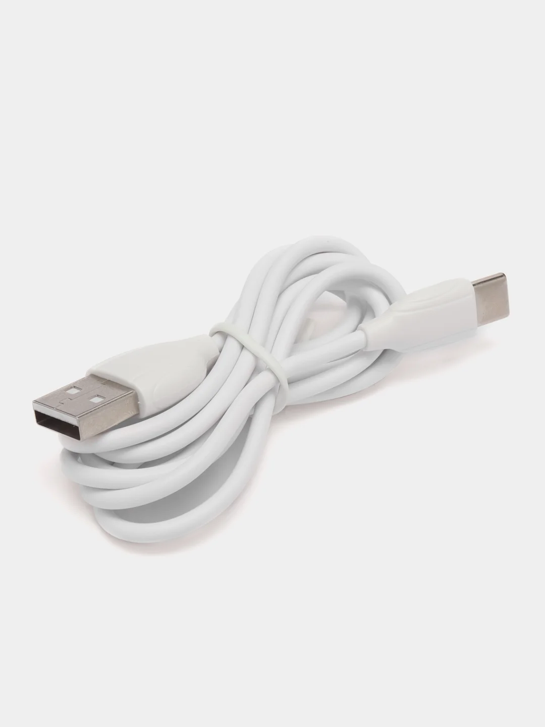 Белый сетевой блок питания для iPhone / Type-C / Micro-USB, QC 3.0A, 18W, BA47A