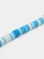 Лазурный бусины из полимерной глины, рондели, бусины Хейши,6 мм