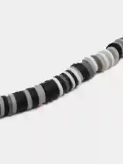 Черный бусины из полимерной глины, рондели, бусины Хейши,6 мм