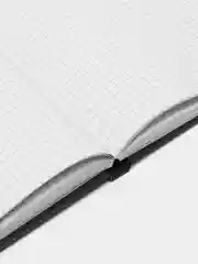 Книга учета, 96 листов клетка, твердая, бумвинил, А4, Brauberg, черная
