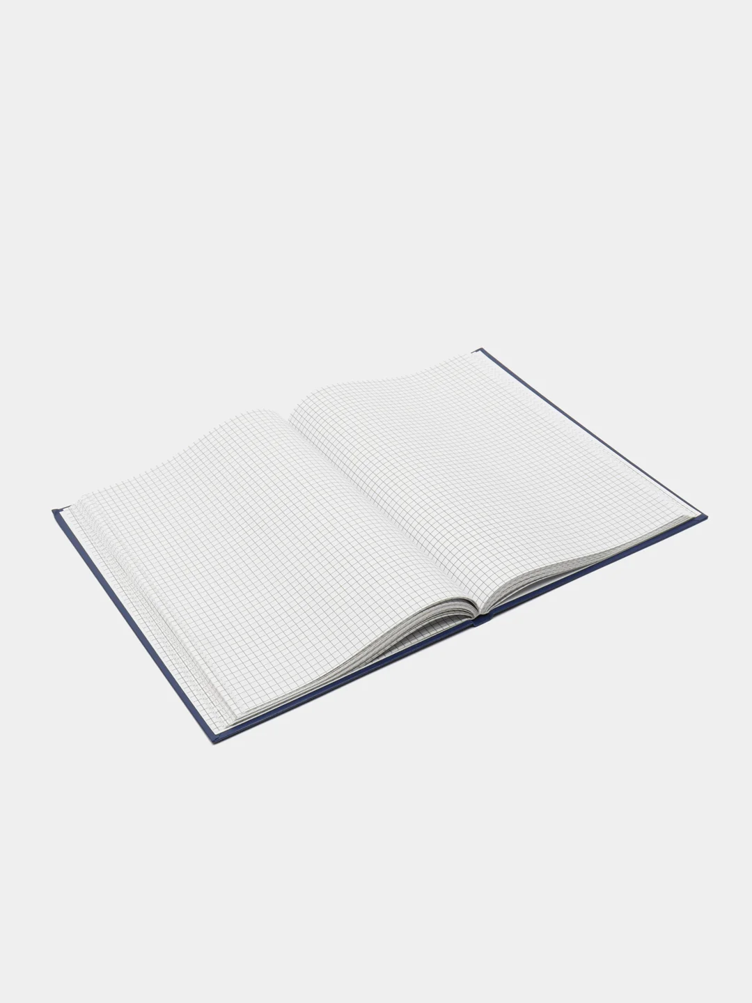 Книга учета 96 листов клетка, твердая, бумвинил, А4, Brauberg, светло-синяя, 130069