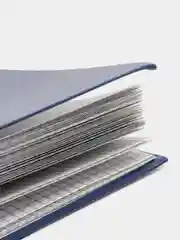 Книга учета 96 листов клетка, твердая, бумвинил, А4, Brauberg, светло-синяя, 130069