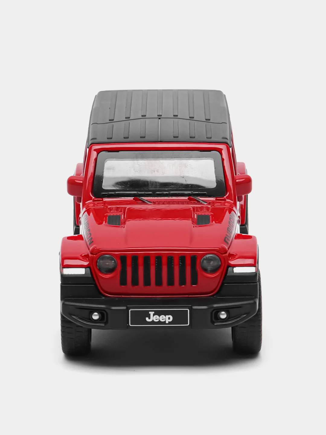 Красный машинка металлическая иннерционная 1:32 Jeep Wrangler Rubicon 15,5 см D21003
