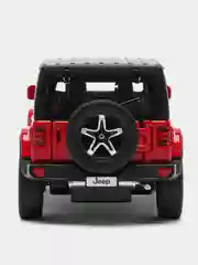 Красный машинка металлическая иннерционная 1:32 Jeep Wrangler Rubicon 15,5 см D21003