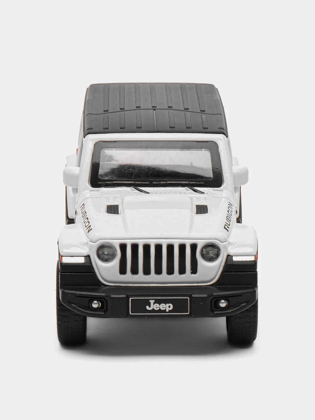Белый машинка металлическая иннерционная 1:32 Jeep Wrangler Rubicon 15,5 см D21003