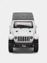 Белый машинка металлическая иннерционная 1:32 Jeep Wrangler Rubicon 15,5 см D21003