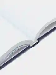 Книга учета 96 листа клетка, твердая, бумвинил, наклейка, А4, Brauberg, синий, 130142