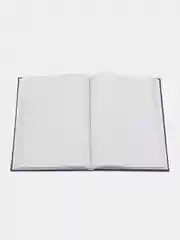 Книга учета 96 листа клетка, твердая, бумвинил, А4, Brauberg, синий, 130226