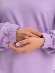 Лавандовый теплый свитшот женский оверсайз, толстовка, кофта, свитер