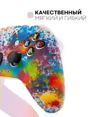 Разноцветный защитный чехол для геймпада Microsoft Xbox One силиконовый,накладка на джойстик-контроллер