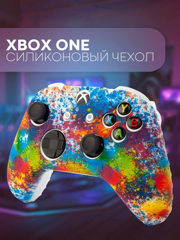 Защитный чехол для геймпада Microsoft Xbox One силиконовый,накладка на джойстик-контроллер