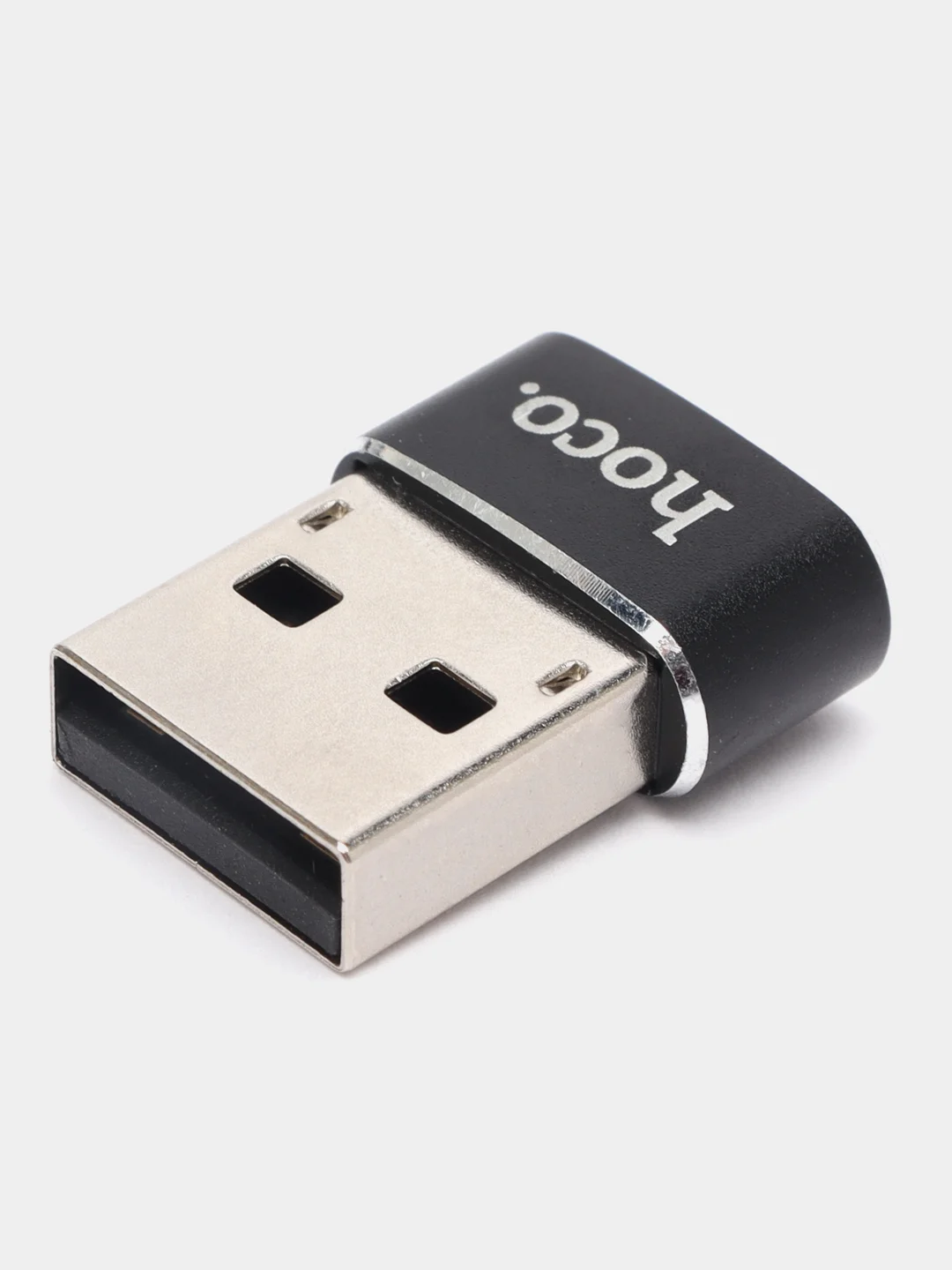 Переходник HOCO UA6 USB to Type-C, черный