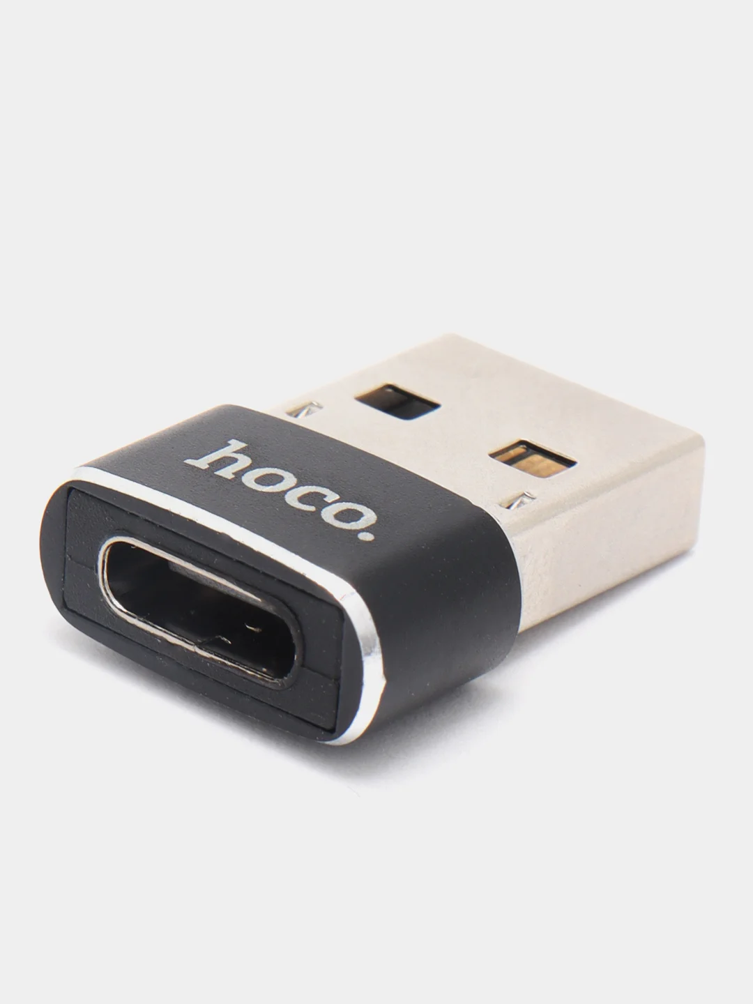 Переходник HOCO UA6 USB to Type-C, черный