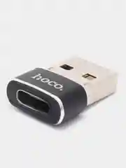 Переходник HOCO UA6 USB to Type-C, черный