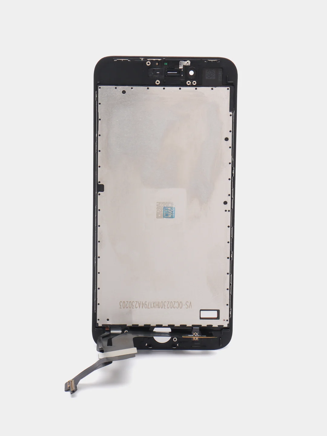 Черный дисплей в сборе с тачскрином ZeepDeep Premium для iPhone 8 plus черный, прокладка-абсорбер