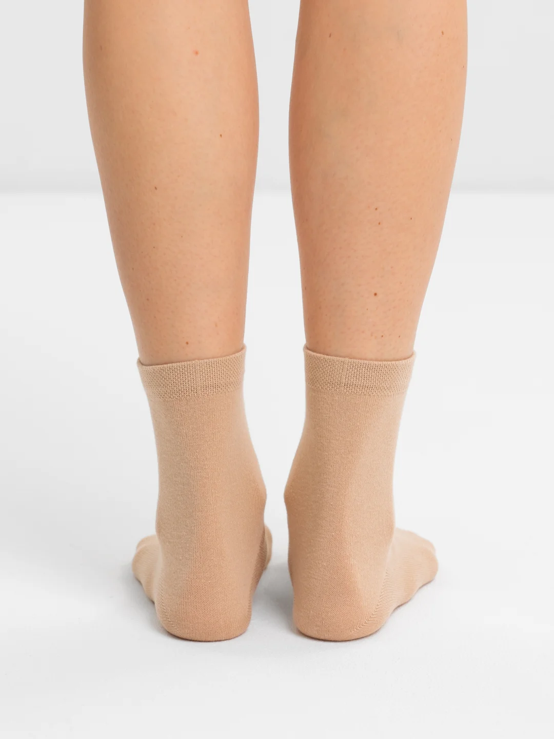 Бежевый носки женские Minimi Mini Cotone 1202, из хлопка