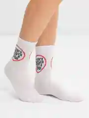 Носки хлопковые женские с надписями, Elite