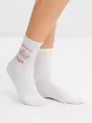 Розовый женские носки "Маме"