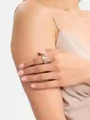 Розовый кольцо женское "Сердце"