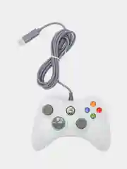Белый джойстик проводной для Xbox360