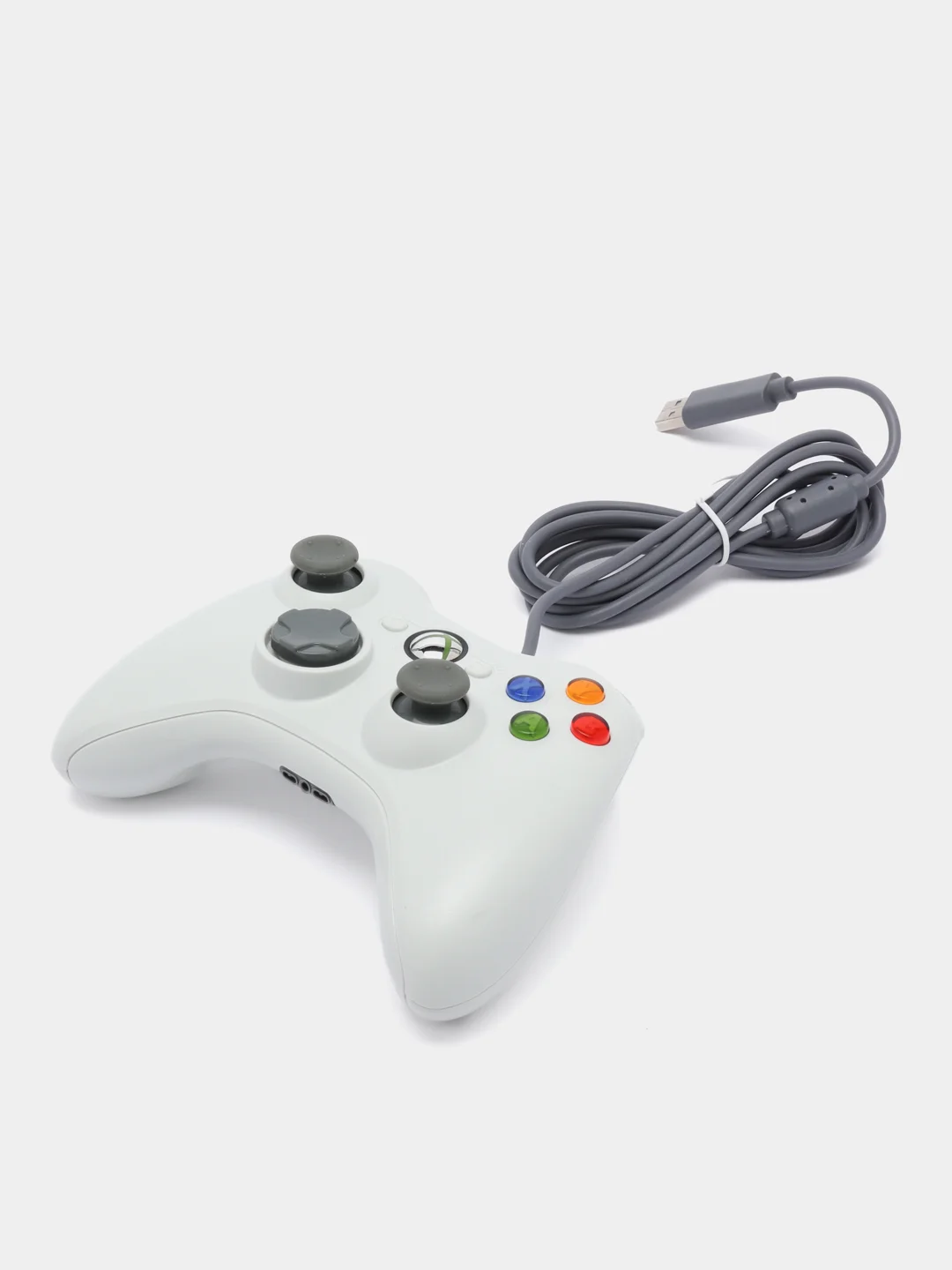 Белый джойстик проводной для Xbox360