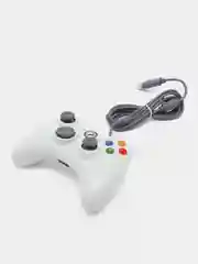Белый джойстик проводной для Xbox360