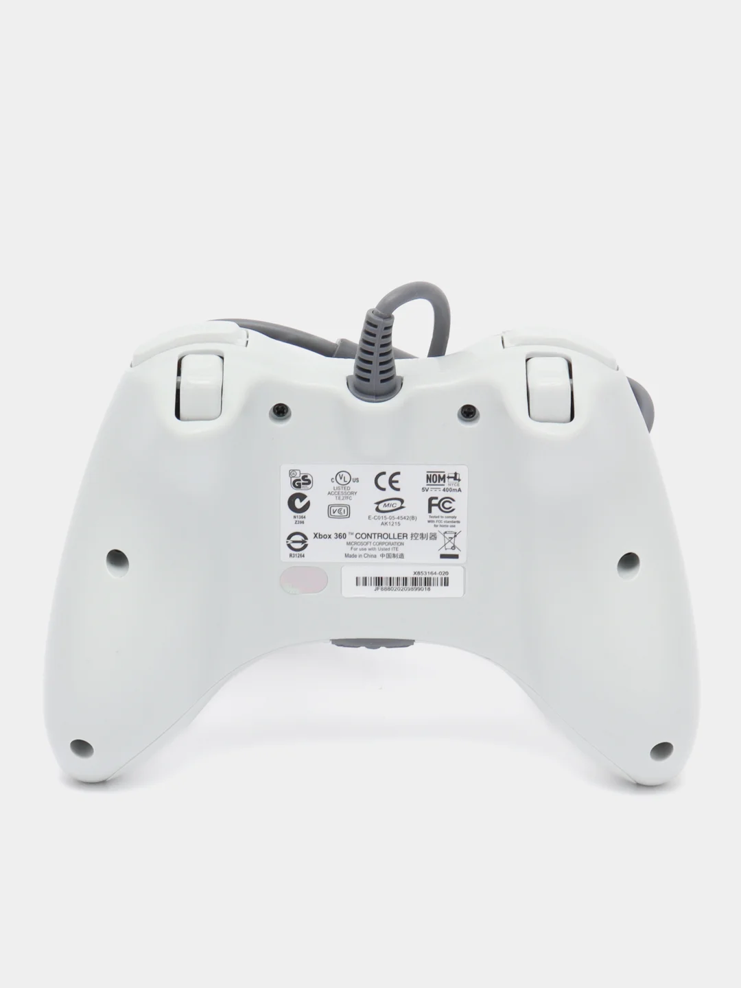Белый джойстик проводной для Xbox360