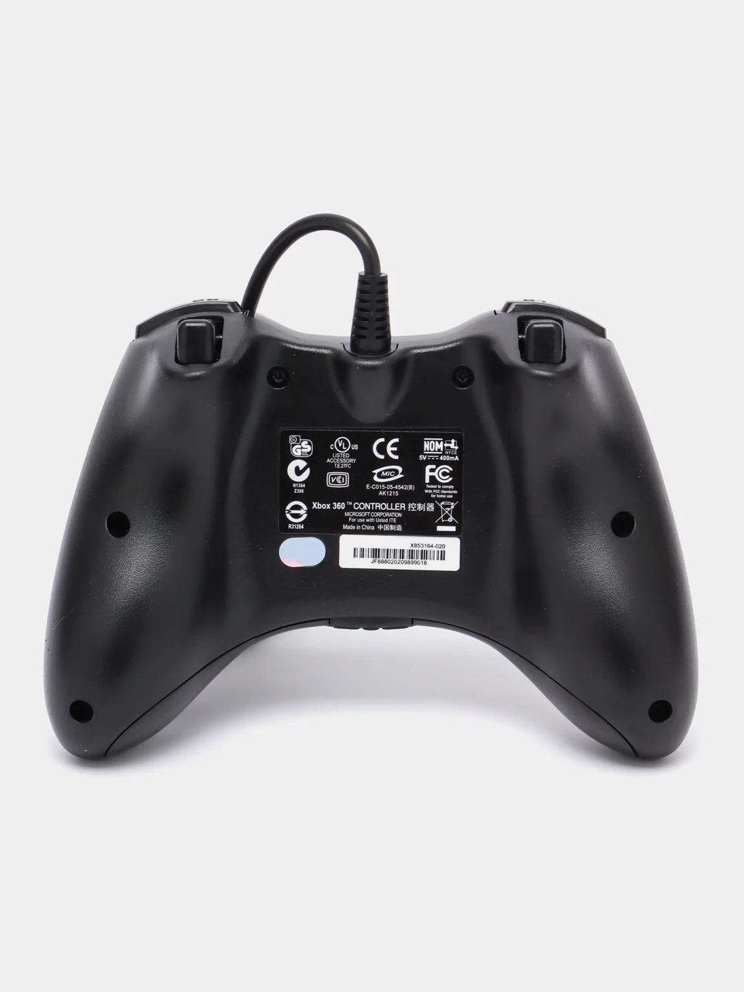 Черный джойстик проводной для Xbox360