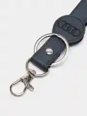 Синий брелок ремешок для ключей с маркой авто Audi, Ауди