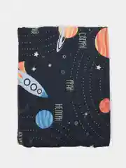 Темно-синий покрывало детское, 1,5 спальное, на кровать, 145*210 см
