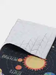 Темно-синий покрывало детское, 1,5 спальное, на кровать, 145*210 см