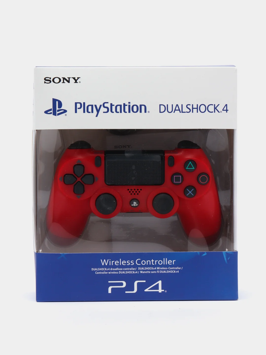 Красный джойстик беспроводной для Playstation 4, геймпад для компьютера, контроллер пк ps пс 4