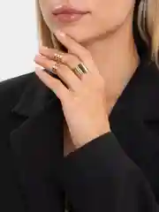 Золотой набор колец