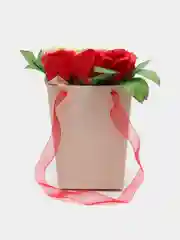 Багровый букет из мыльных роз, ручная работа