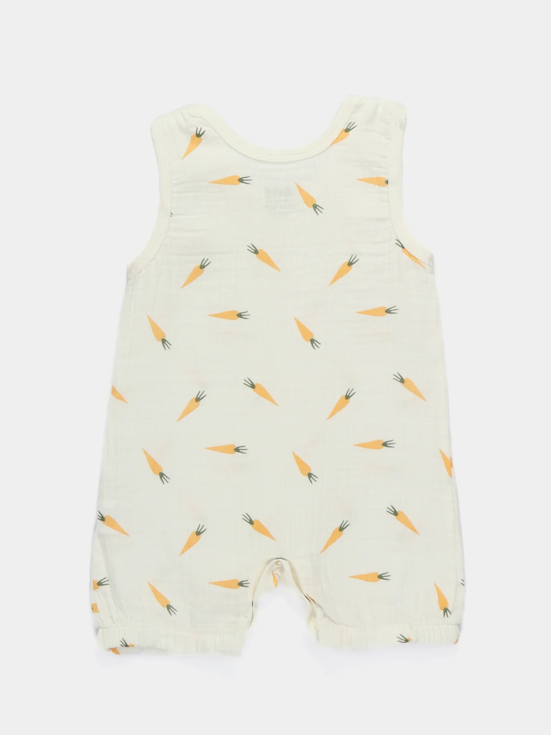 Кремовый боди песочник хлопковый для девочек Kidaxi baby
