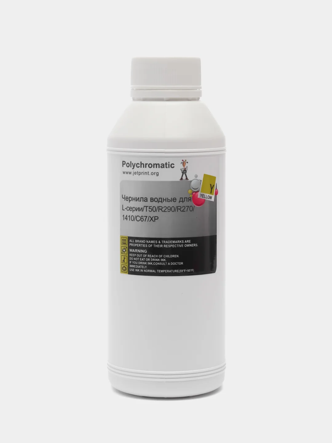 Чернила Polychromatic 500мл для принтеров Epson L800/L200/R270/P50/XP/R200/C79/C67 водные