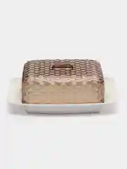 Коричневый масленка для сливочного масла для сыра с крышкой сырница