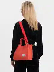 Бордовый сумка шоппер, женская