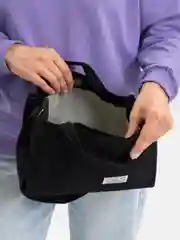 Черный сумка шоппер, женская