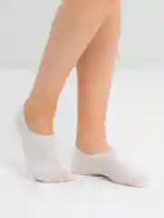 Белый носки лодки из хлопка