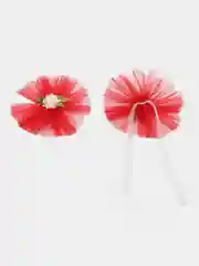 Красный банты новогодние
