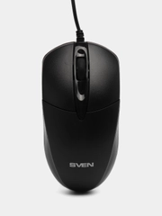 Мышь проводная компьютерная Sven Rx-112, Usb, 2 кнопки+1 колесо-кнопка, оптическая, 512587