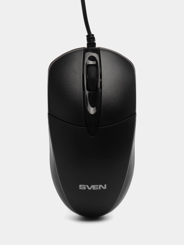 Мышь проводная компьютерная Sven Rx-112, Usb, 2 кнопки+1 колесо-кнопка, оптическая, 512587