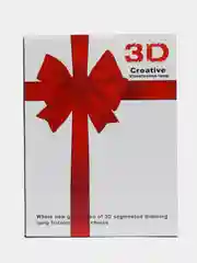 Кремовый 3d Светильник, ночник, LED, USB, подарок на 8 марта
