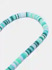 Бирюзовый бусины из полимерной глины, рондели, бусины Хейши,6 мм