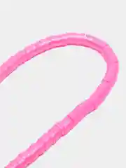 Фуксия бусины из полимерной глины, рондели, бусины Хейши с эффектом перламутра, 6 мм
