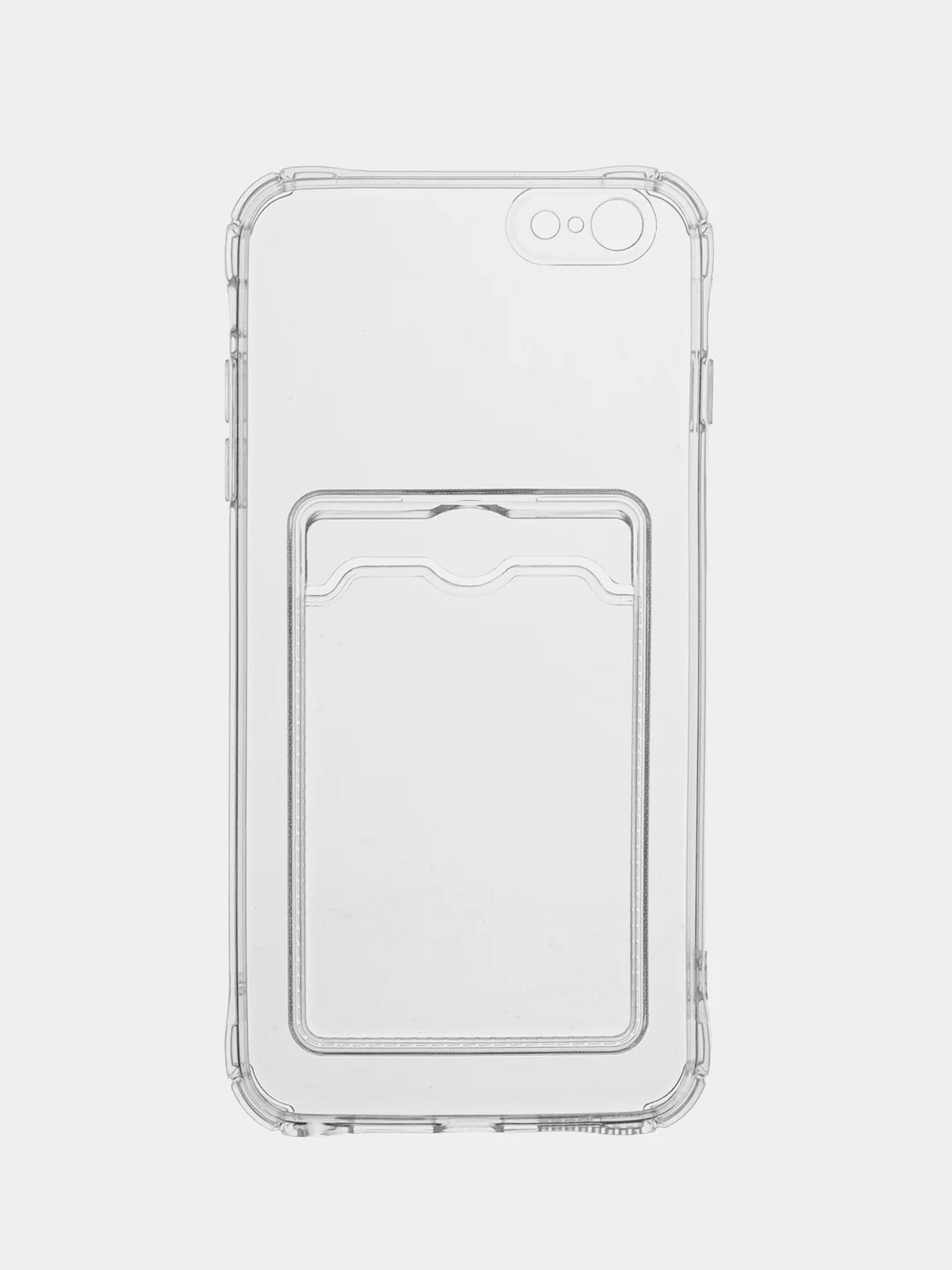 Лавандовый чехол для iPhone XR, 11, 12, 13, 14, Pro, Pro Max, 7, 8+, с карманом для карт, прозрачный