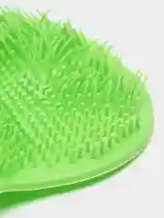 Зеленый мочалка для душа, силиконовый коврик