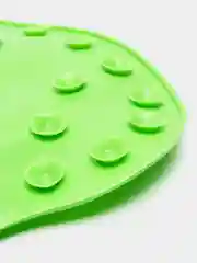 Зеленый мочалка для душа, силиконовый коврик